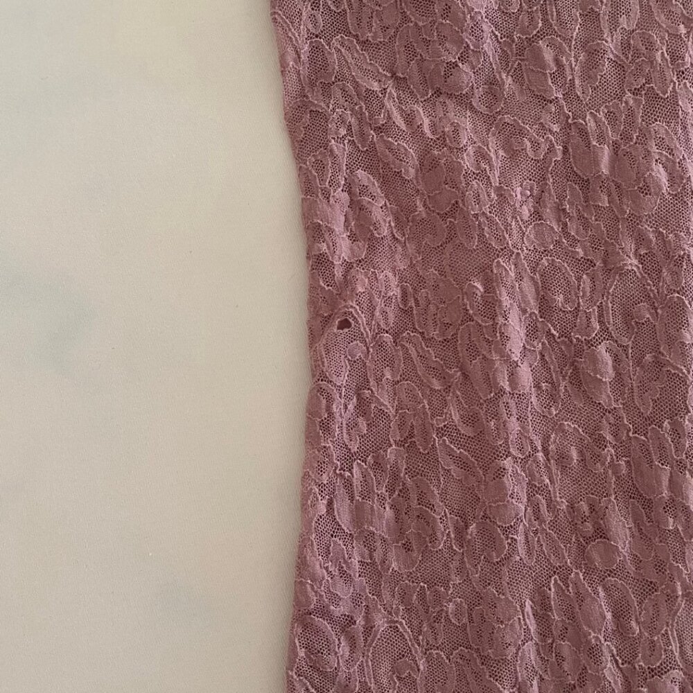 Victoria's Secret Mauve Mesh Lace Lingerie Slip Dress - Picture 8 of 8